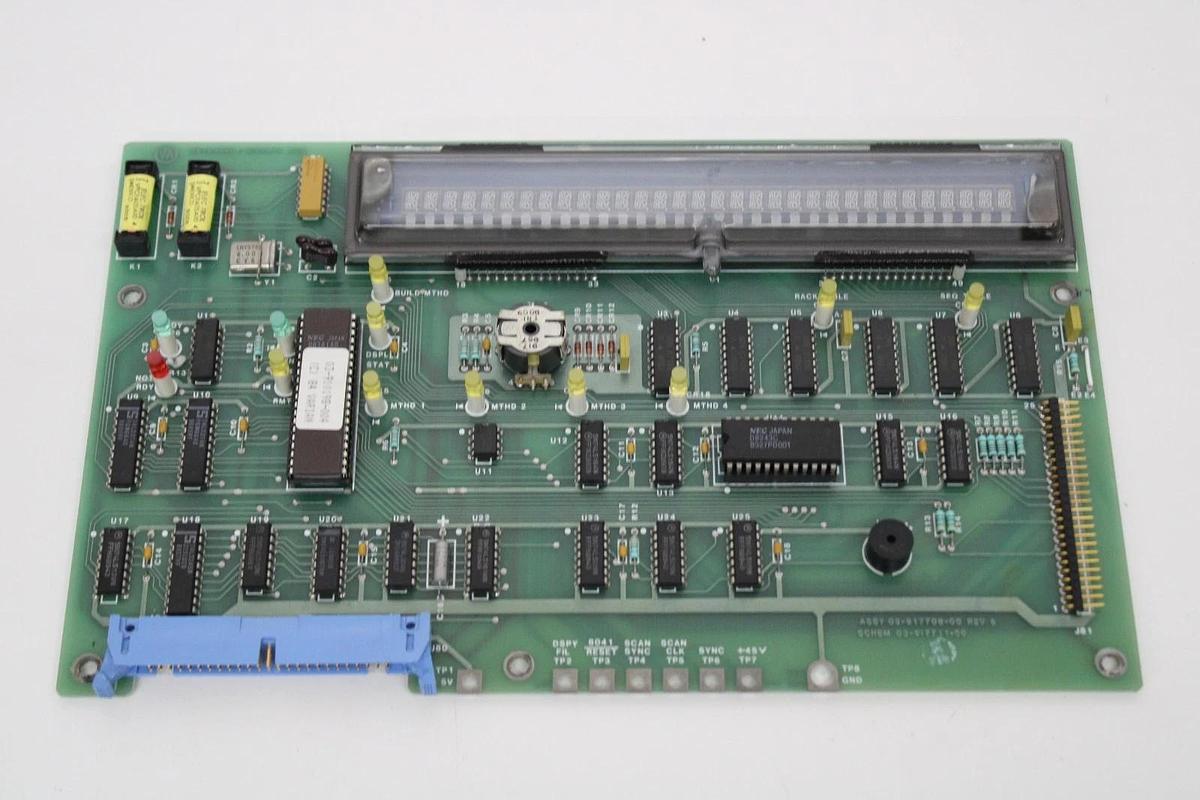 Used Keyboard / Display PCB 03-917708-00 for Varian Star 3400CX