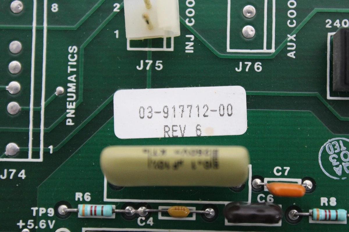 Used Varian 03-917712-00 REV 6 Temperature Control Board