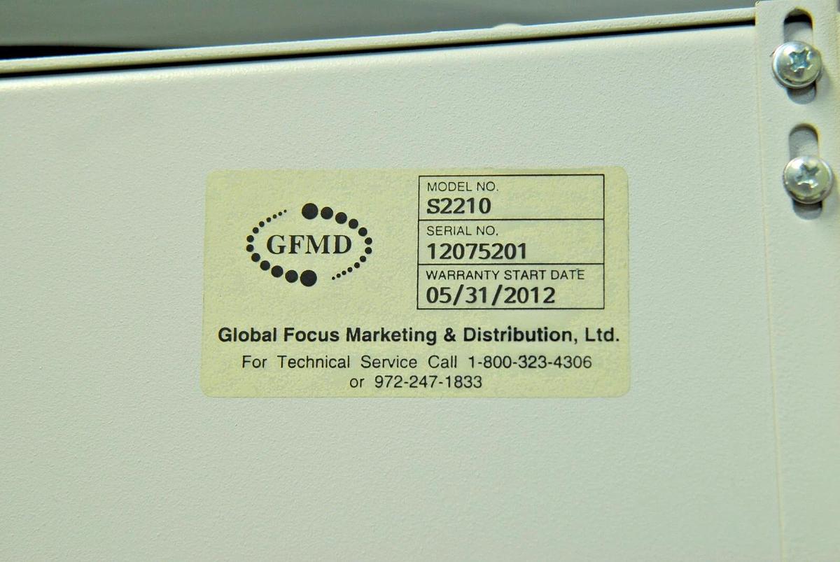 Used GFMD S2210 Silencer 2210 Centrifuge System W/ 4 Slot Rotor - Tested Working