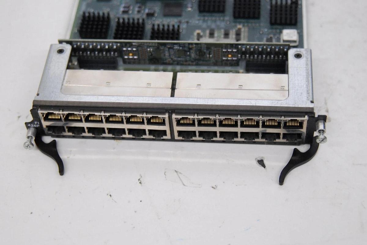 Used Foundry Networks FI424P 31529-101A FastIron SuperX 24-port Ethernet Module