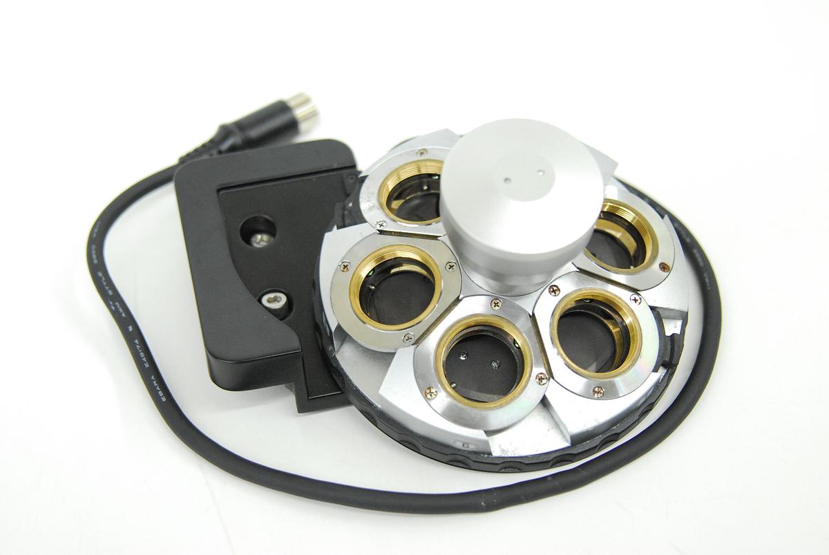 Used Nikon T-ND6-E Microscope Motorized DIC Sextuple Nosepiece (TE2000) - Read Description