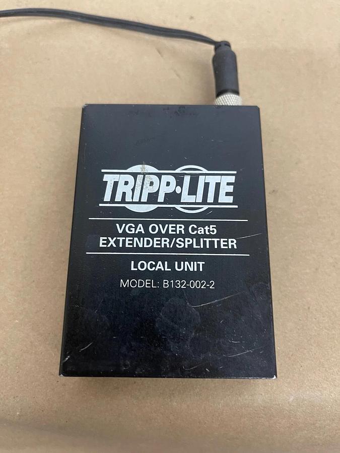 Used Tripp Lite B132-002-2 VGA over Cat5 Extender Mounting Hardware