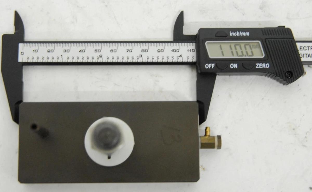 Used Torino Mager Rectangular Flat Air Bearing 50mm x 110mm x 17mm