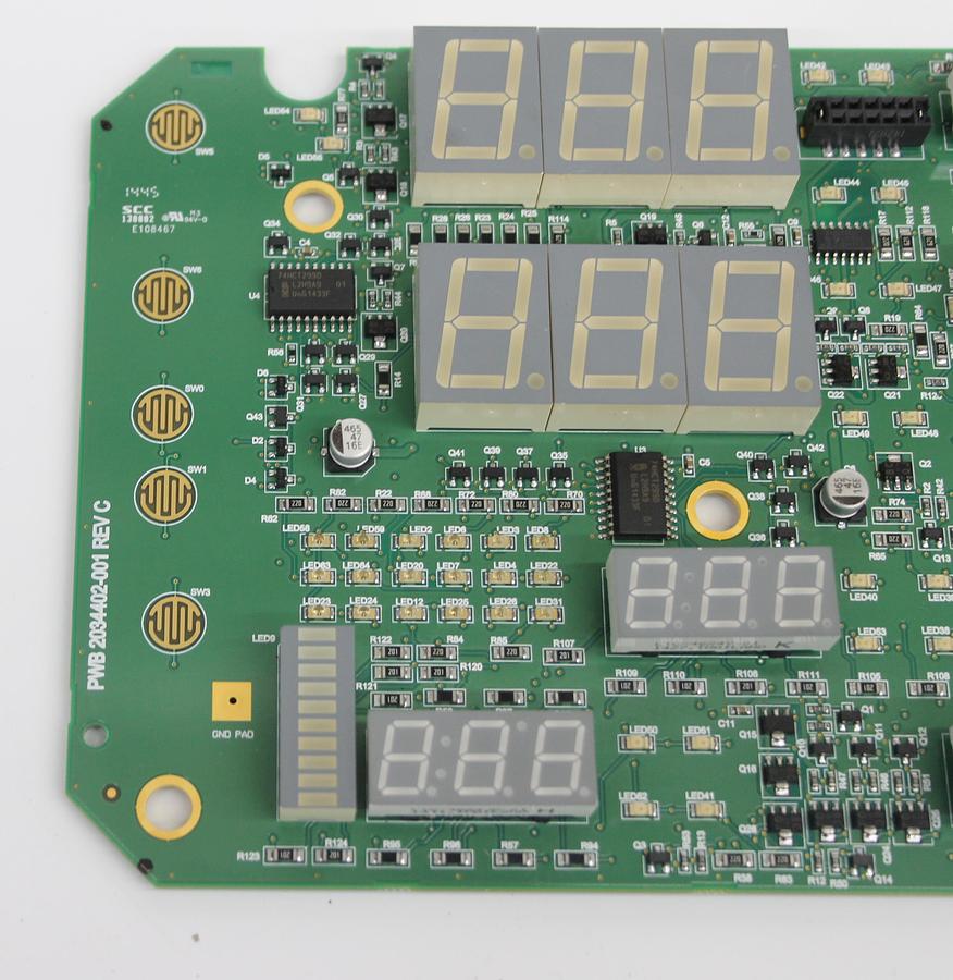 Used GE 2034402-001 REV C Vitals Monitor Interface Board (Carescape V100)
