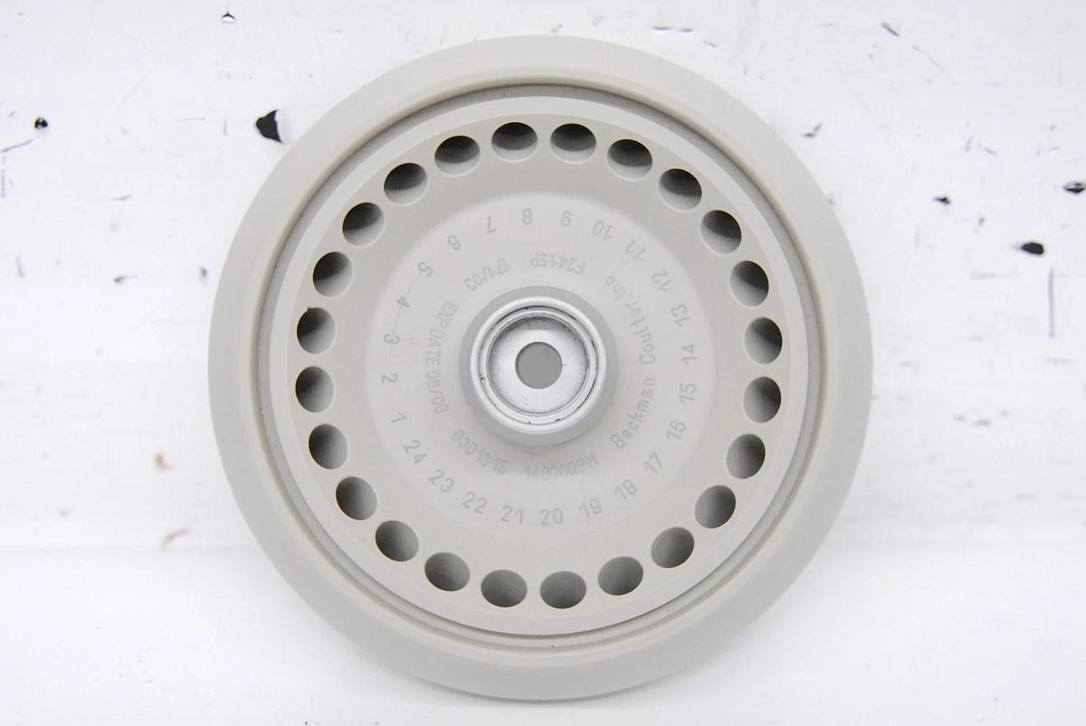 Used Beckman Coulter FA241.5P 24-Place Fixed Angle High-Impact Thermoplastic Rotor