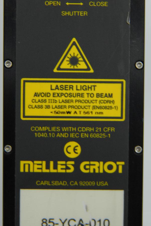 Used Melles Griot 85-YCA-010 561nm 10mW Laser Head (Nikon D-Eclipse C1-LU4)