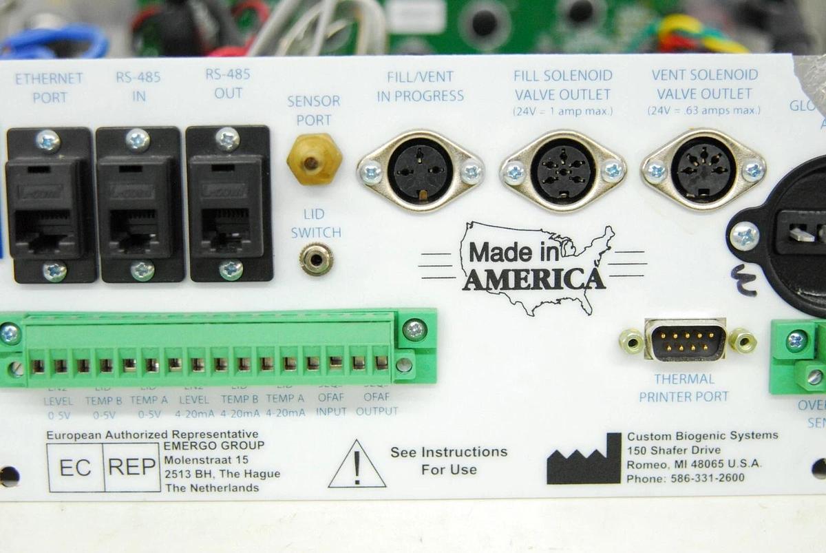 Used CBS Model 2301 Controller (from Cryo Freezer) Custom BioGenic Systems