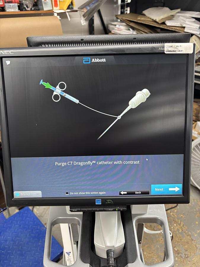 Used St Judes ILUMIEN Intravascular Imaging Therapy Guidance System FFR OCT