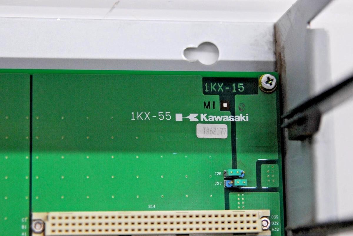 Used Kawasaki 1KX-55 Robotic Control Rack/Backplane W/ Fans  (ZZX130L,D32F-A001)