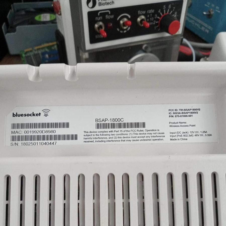 Used Bluesocket BSAP-1800C Dual Band WiFi Access Point 870-01800-000