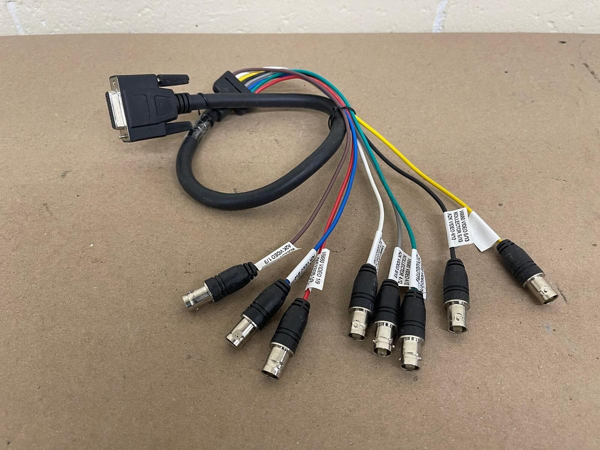Used VICON 1806-5277-05 15-pin D-shell to BNC