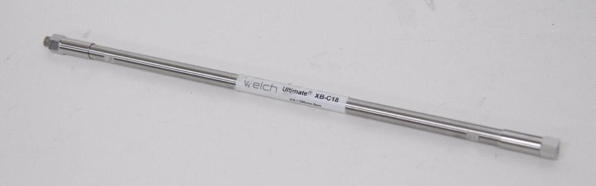 Used Welch Ultimate XB-C18 00201-31043 4.6x250mm 5μm - HPLC Column