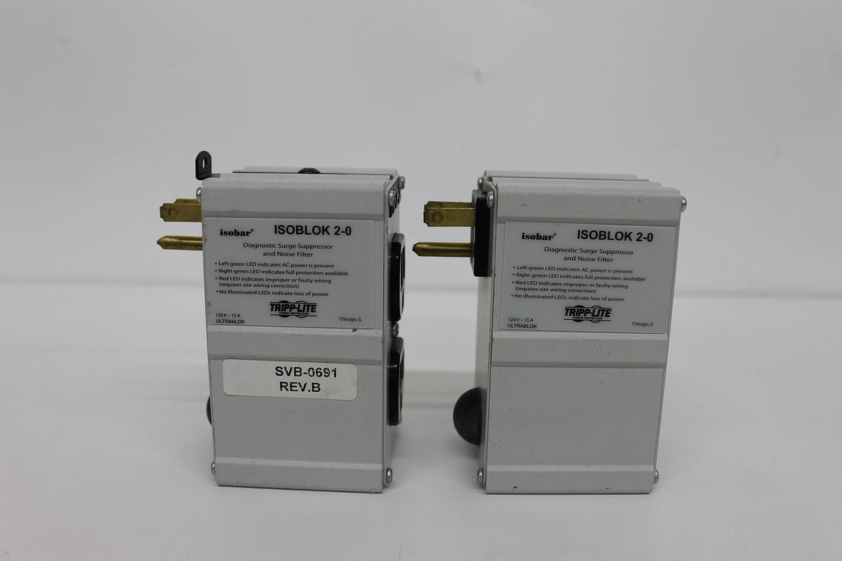 Used Isobar ISOBLOCK 2-0 Diagnostic Surge Supressor - LOT OF 2