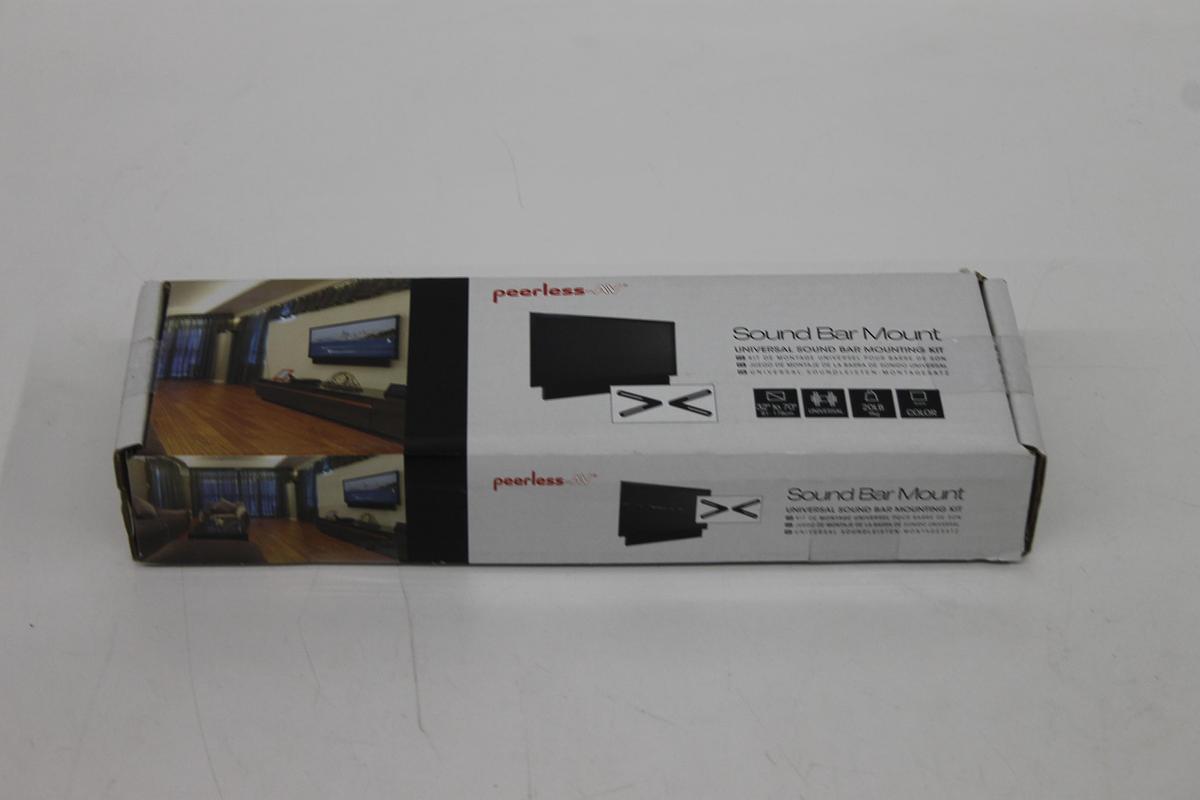 Used Peerless-Av ACSBR1 Universal Soundbar Mount - Adjustable Height - w/ Hardware LOT OF 7