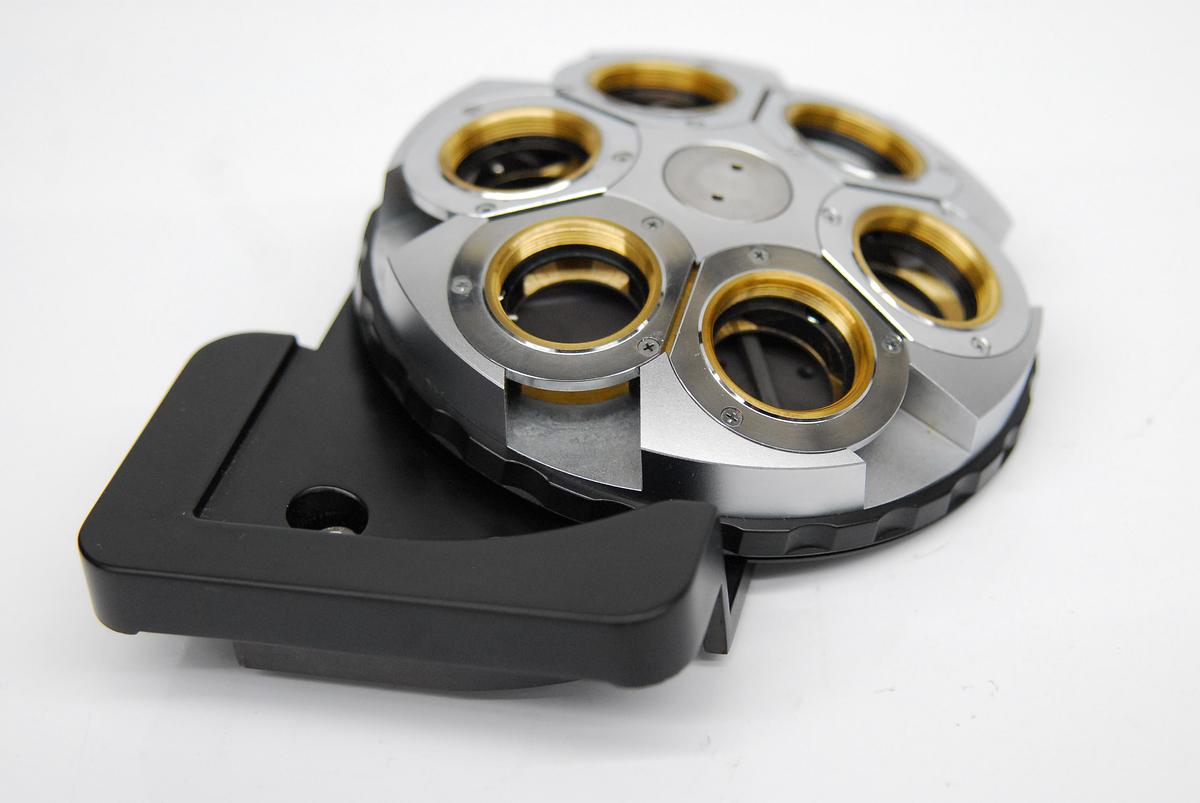 Used Nikon T-ND6 6-Position Microscope DIC Nosepiece Objective Turret (TE2000)