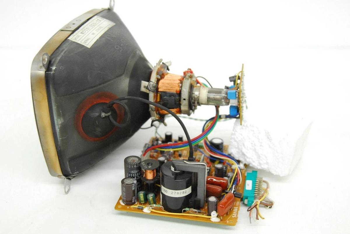 Used Toshiba E2733B4-HT 9" CRT W/ Sanwa PM3112D-1 Board (Wallac 1480 Wizard 3)