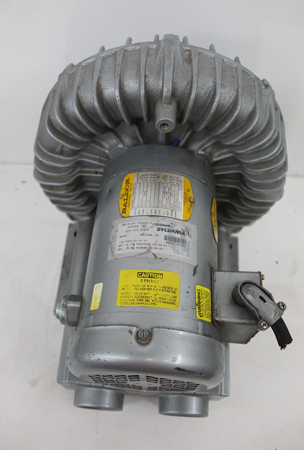 Used Baldor 35J337Y331 1.85HP Motor w/ Sylvania R6325A-10 Regenerative Blower