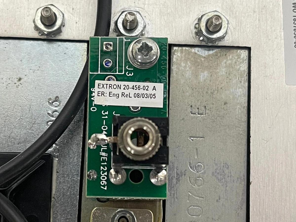 Used Extron Electronics  AAP 104  Four-Gang Size Mounting Frame W/ Ports