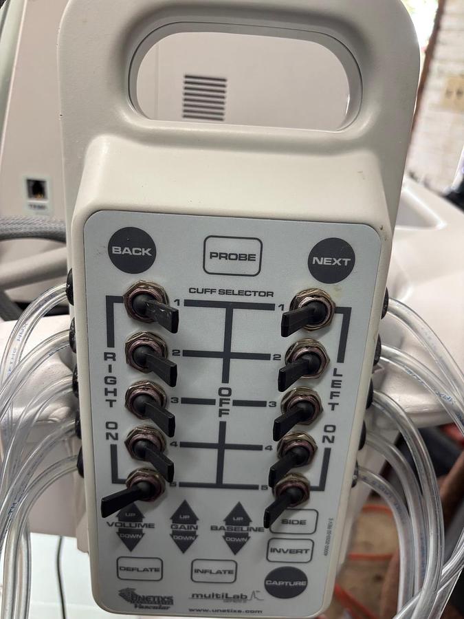 Used Unetixs Vascular Multilab Series 2-CP Peripheral Vascular Diagnostic System 11996-0000-01