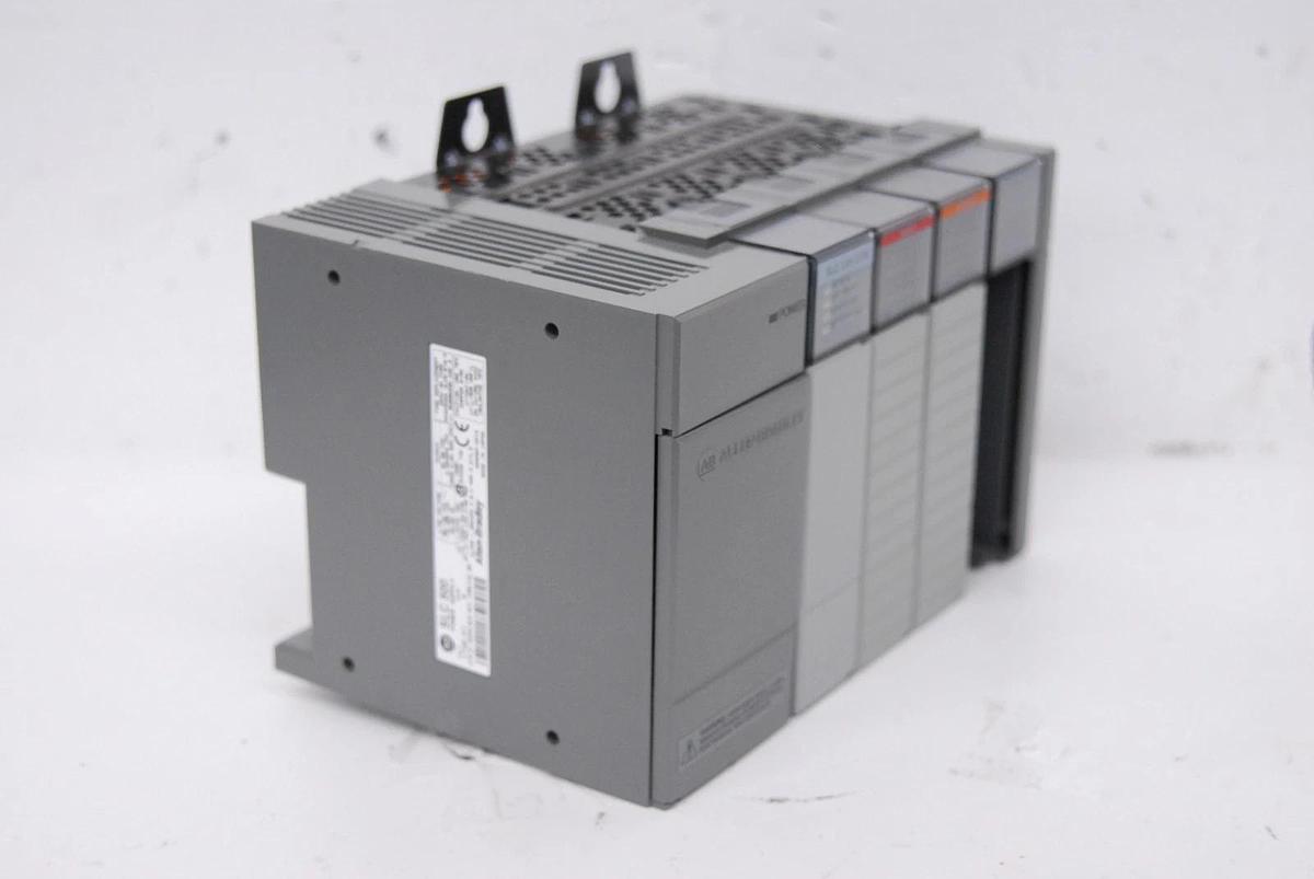 Used AB SLC 500 1746-A4 4-Slot Rack, 1747-L511 CPU, 1746-IA16, 1746-OW16, 1746-P1