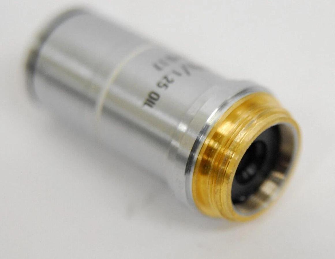 Used Leica PL 100Ph/1.25 Oil ∞/0.17 (1753) Phase Planachromat Microscope Objective