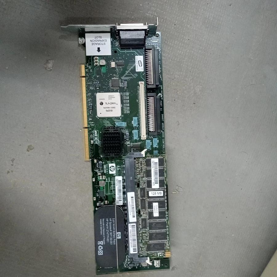 Used HP 322391-001 Compaq PCI-X RAID Smart Array 6400 Controller Card w/ 128MB Cache