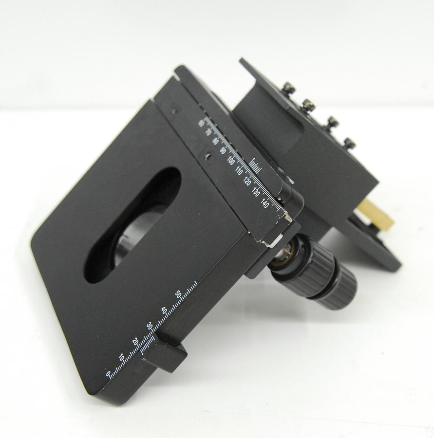 Used Motic BA210 Mechanical XY Stage W/ Condenser Substage Assembly