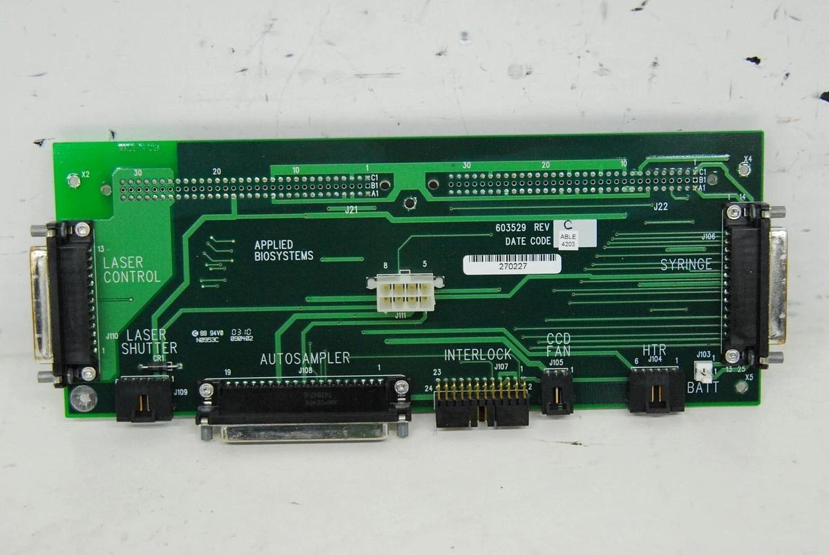 Used Applied Biosystems 603529 Control Board (PRISM 310)