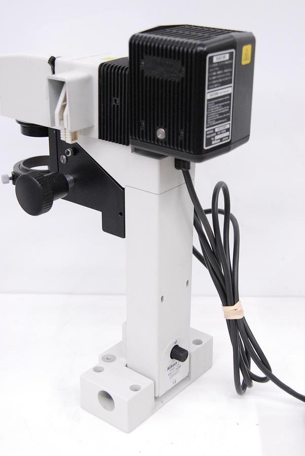 Used Nikon T-DH Dia Illumination Pillar W/ TE2-PS100W, LHS-H100P-1 Lamp (TE2000-E)