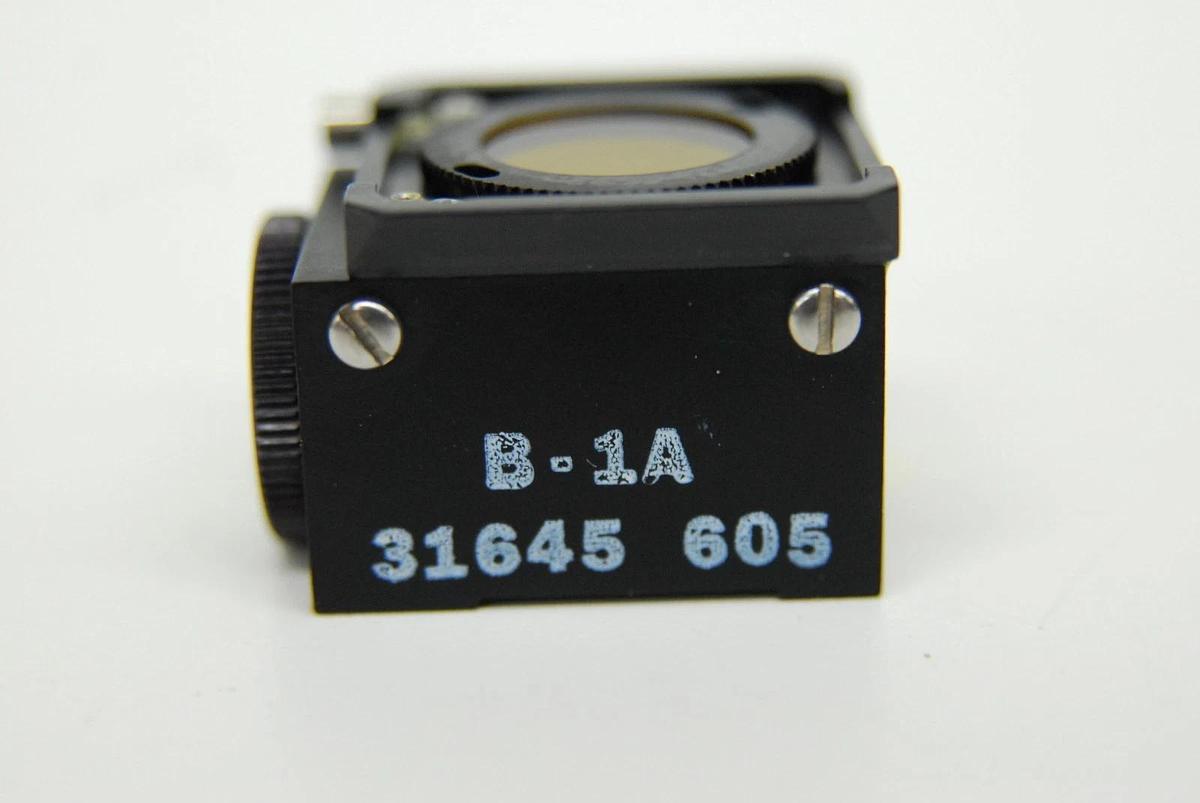 Used Chroma B-1A 31645 605 Microscope Filter Cube -Nikon Labophot, Optiphot, Diaphot
