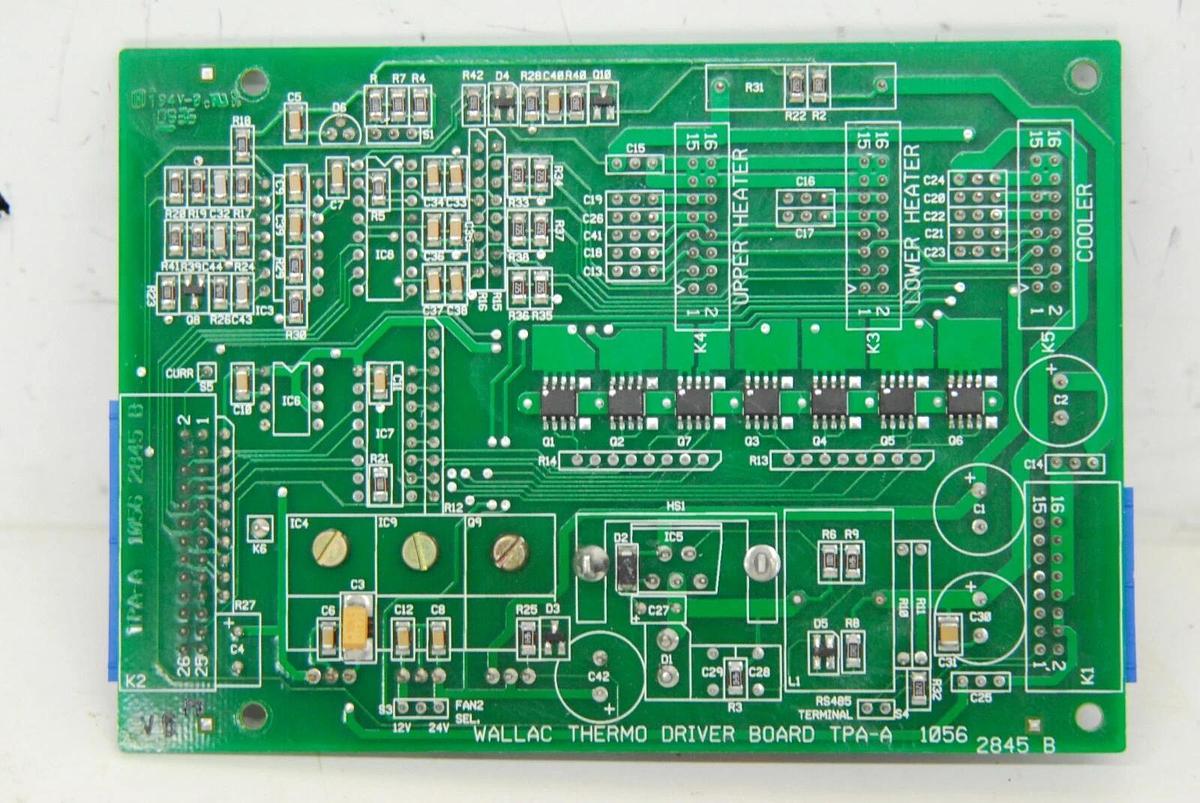 Used Wallac 1056 2845 B TPA-A Thermo Driver Board