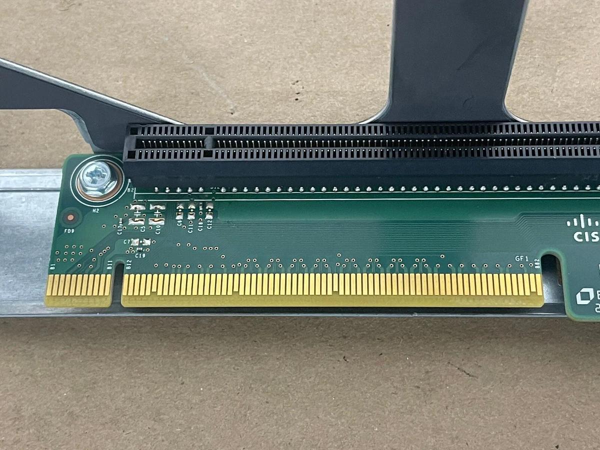 Used CISCO 74-10152-01 PCI-E Riser Card w/ Bracket and SD Card