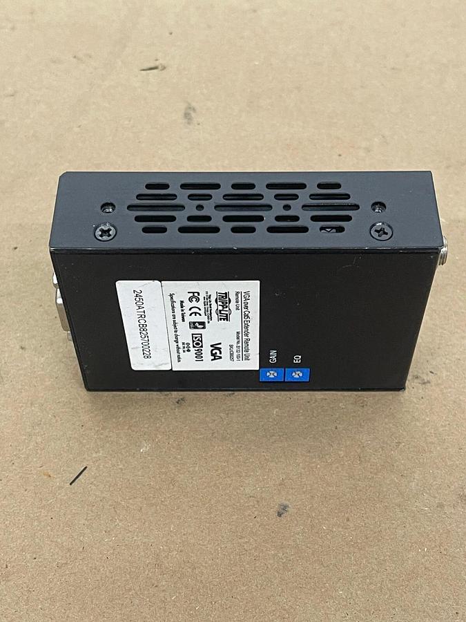 Used Tripp Lite VGA Over Cat5/Cat6 Extender Receiver B132-100-1 37332160126