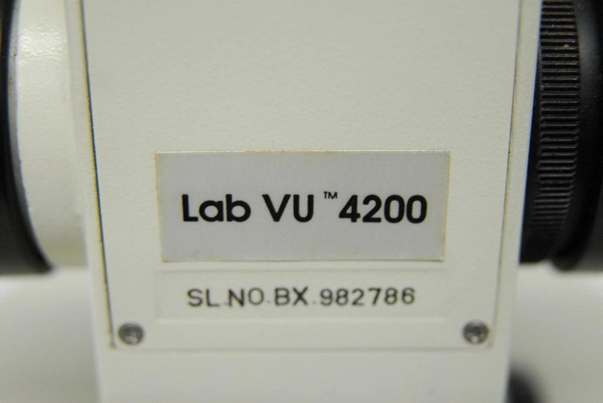 Used Wesco Lab VU 4200 Binocular Microscope W/ 4/10/40/100x SP-Achro Objectives