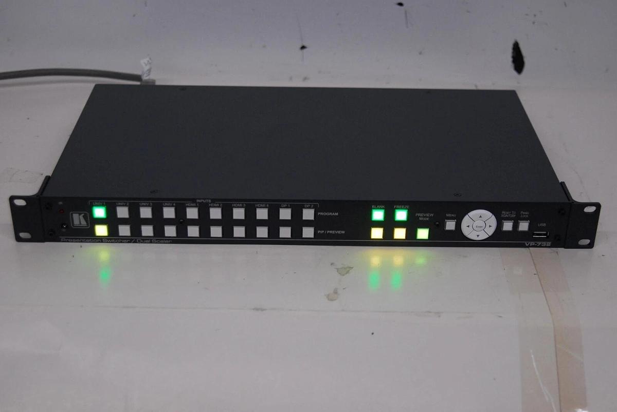 Used Kramer VP-732 Presentation Switcher/Dual Scaler - TESTED