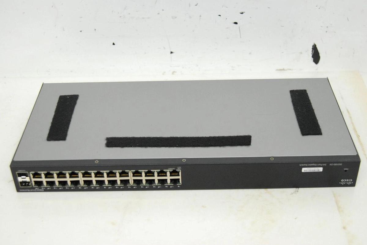 Used Cisco SG100-24 v2 24-Port Gigabit Switch Unmanaged