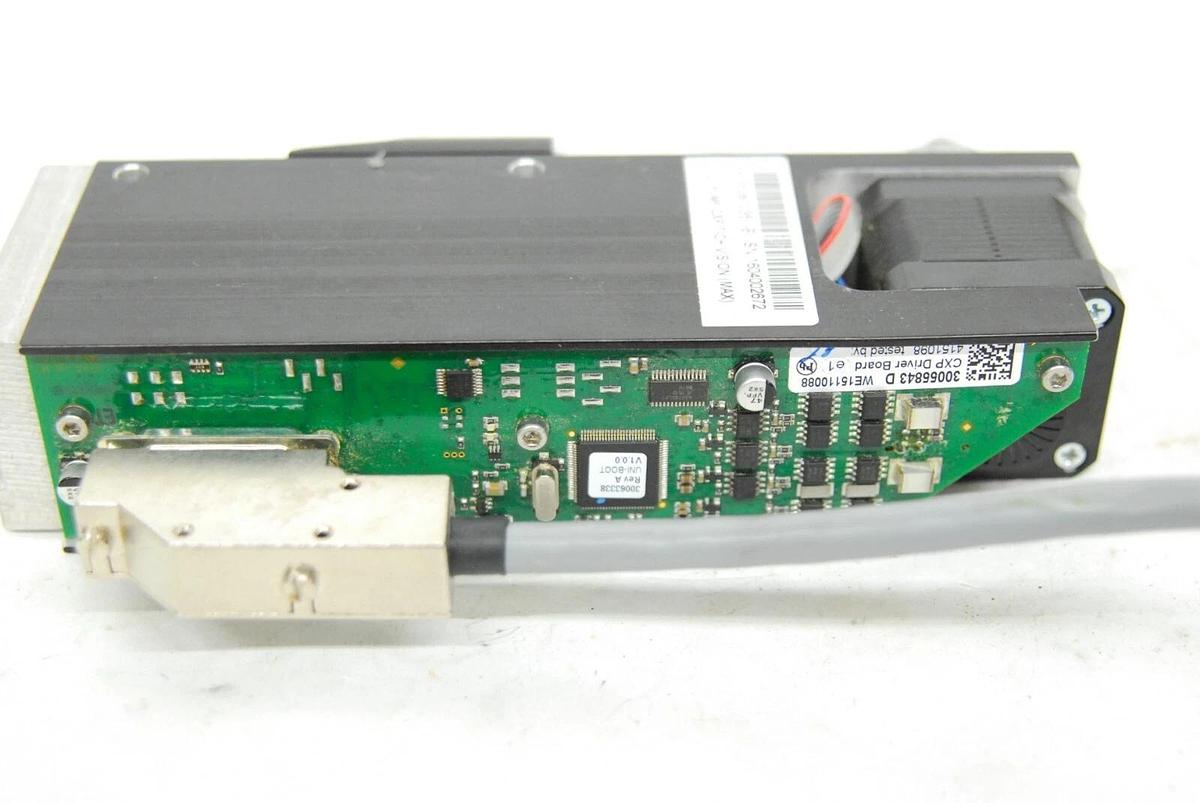 Used Tecan 30081035 Syringe Pump CXP T-CH Vision Max W/ 30055843 CXP Driver Board