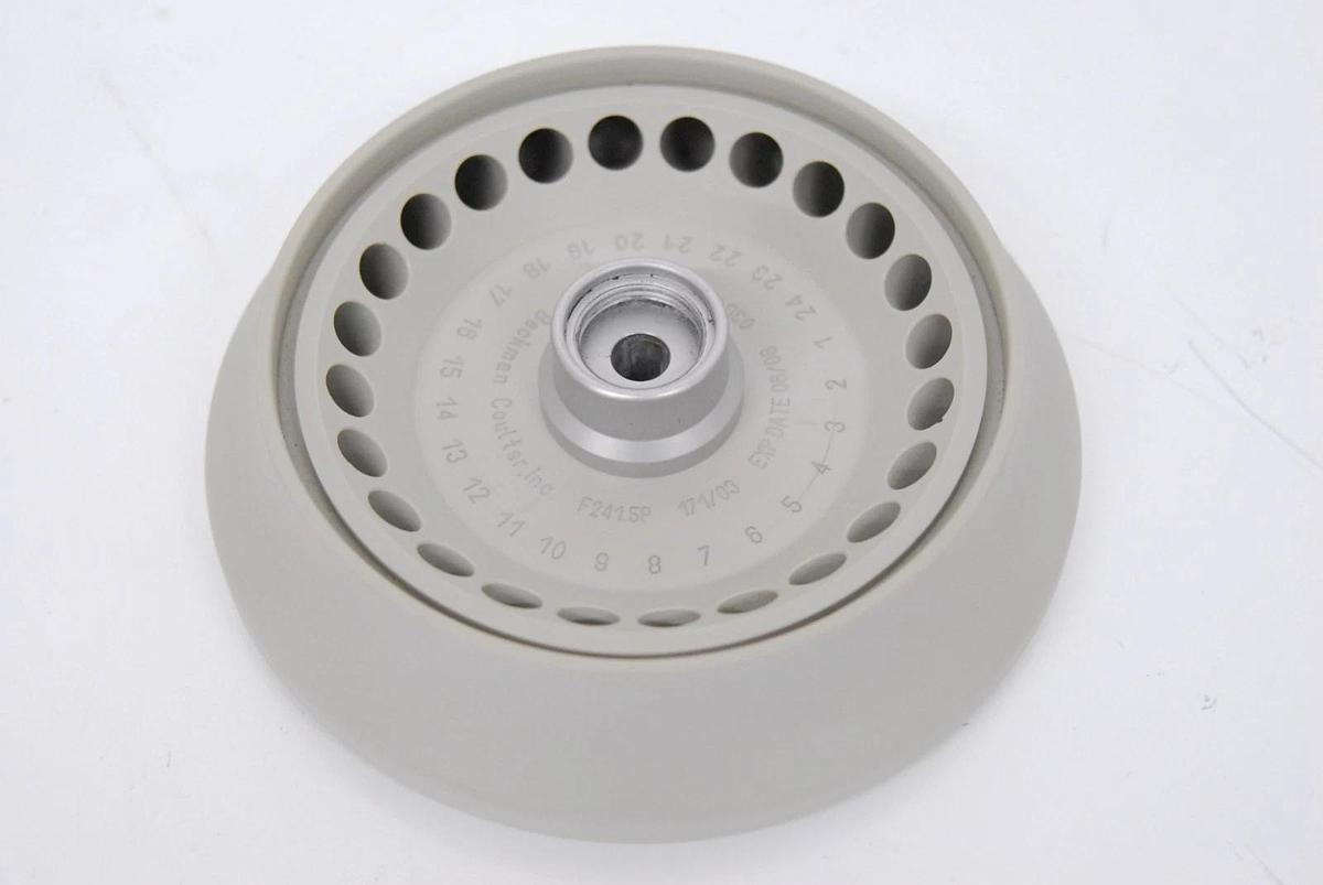 Used Beckman Coulter FA241.5P 24-Place Fixed Angle High-Impact Thermoplastic Rotor
