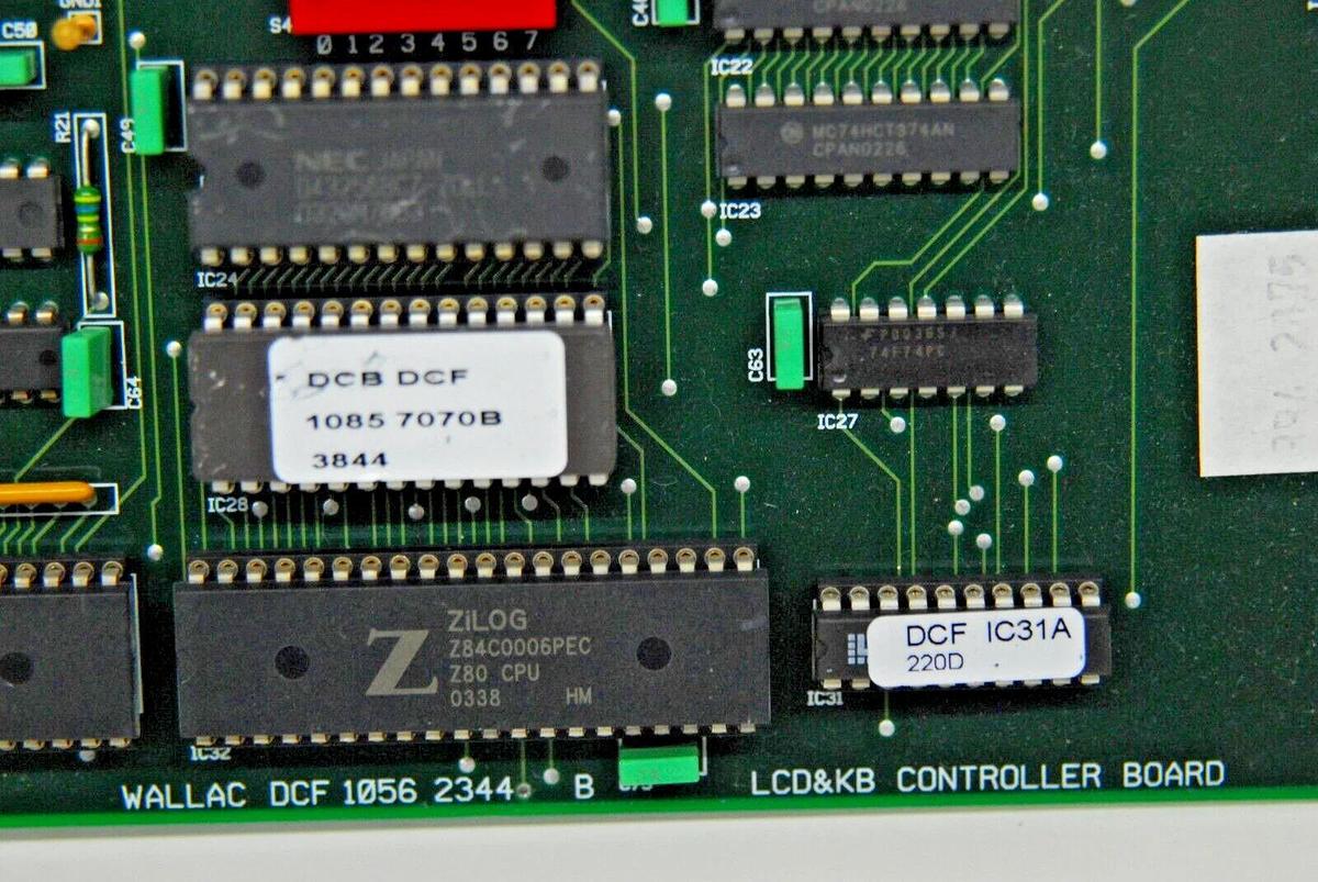 Used Wallac DCF 1056 2344 LCD/KB Controller Board (LCD Keyboard Controller Board)