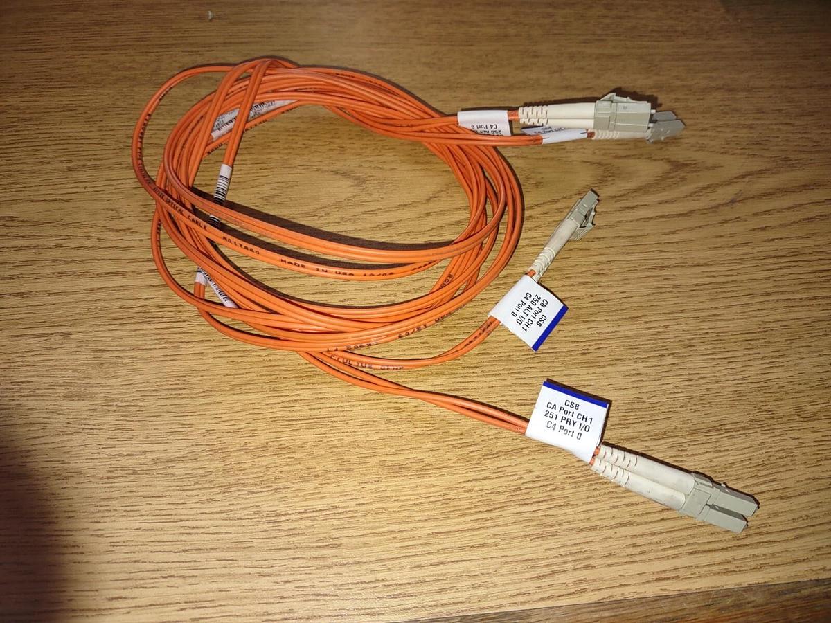 Used IBM 2.0m 50 Micron LC-LC Cable 12R9557