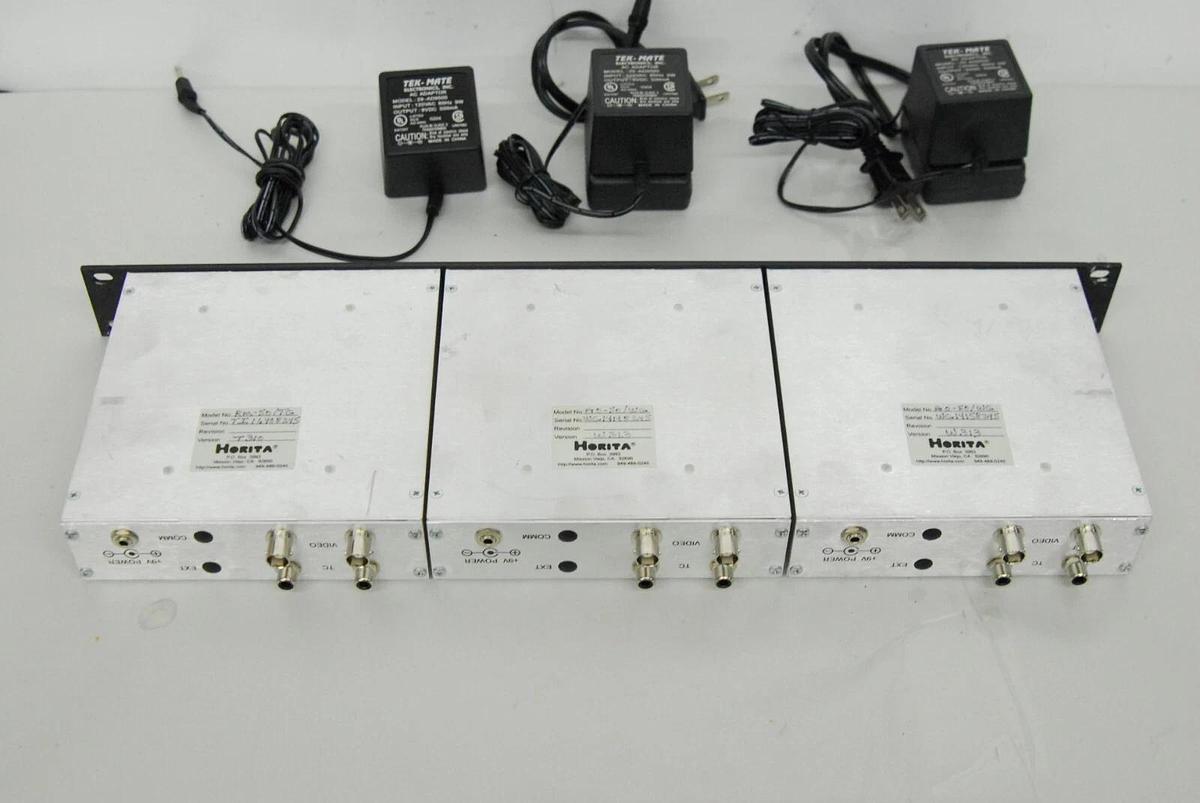 Used Horita RM-50 II Time Code Generator (2x W313, 1x T310) W/Power adapters - TESTED