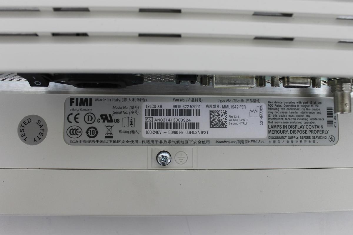 Used Philips 19LCD-XR MML1942-PER 19" Monochrome Monitor