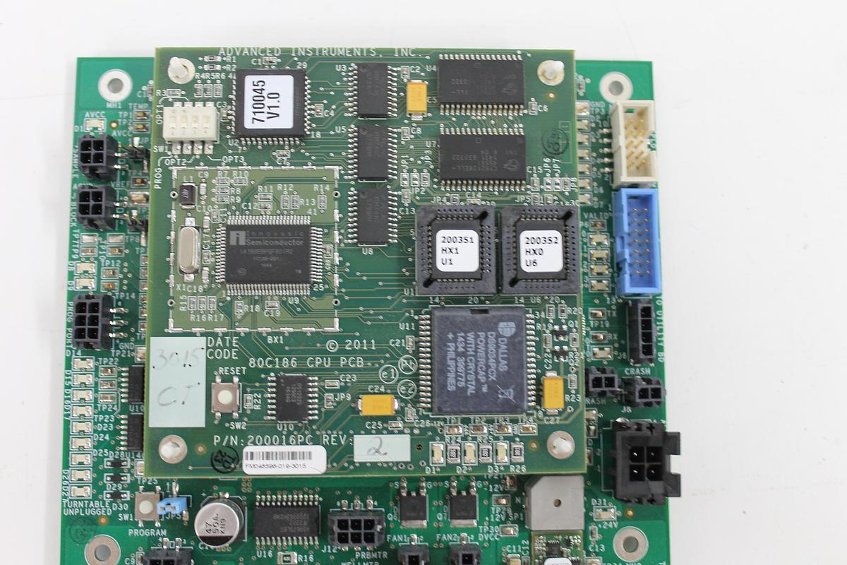 Used Advanced Instruments 200016PC 80C186 CPU PCB [Luminex 200]