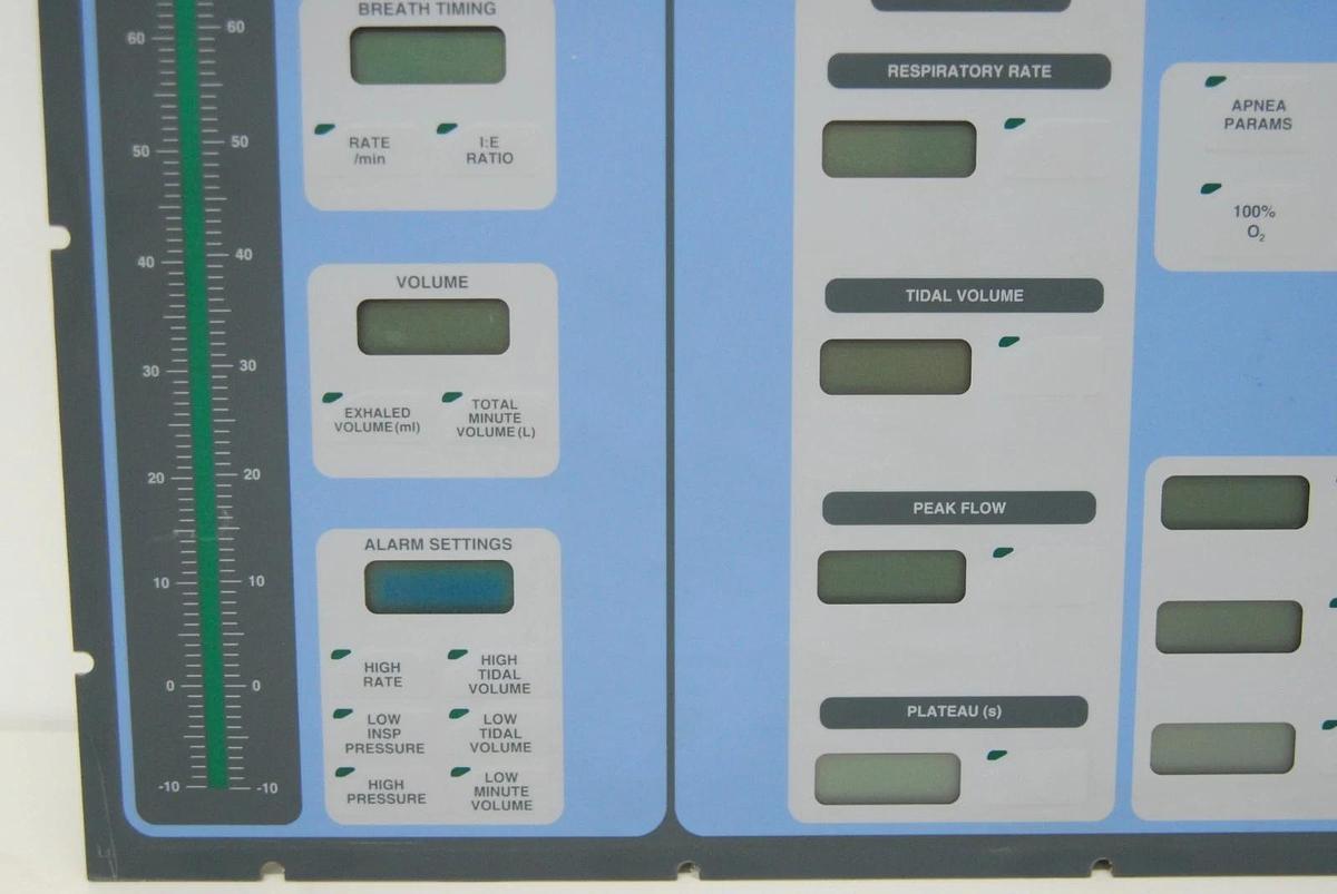 Used Puritan Bennett G-060182-00 User interface Panel W/ LCD Board  - 740 Ventilator