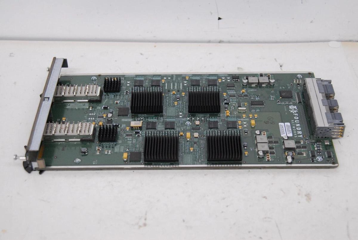 Used Foundry Networks SX-FI42XG FastIron SuperX 2-port XFP 10-Gigabit Ethernet module