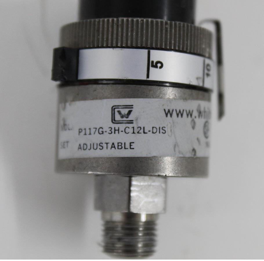 Used Whitman Controls P117G-3H-C12L-DIS Stainless Steel Pressure Switch