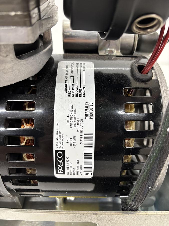 Used FASCO 7185-0085 185B1 Piston Pump w/ Vibration Isolator