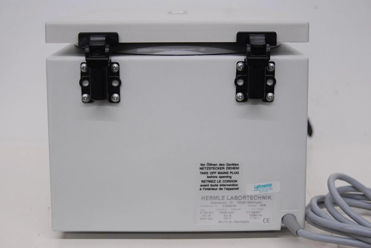 Used Labnet Hermle Z233 M-2 High Speed Microcentrifuge W/ 44 Slot Rotor - TESTED