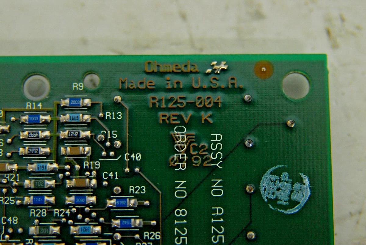 Used Pulse Oximeter Option 18790 W/ OHMEDA R125-004 Board (Puritan Bennett 7200)