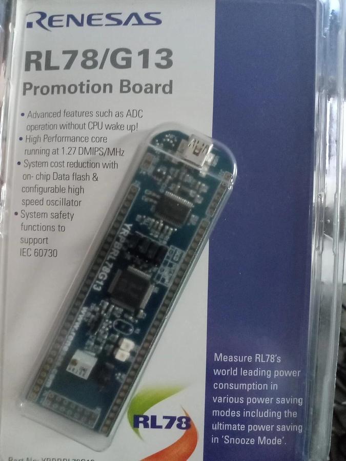 Used Renesas YRPBRL78G13 Promotion Board for RL78/G13